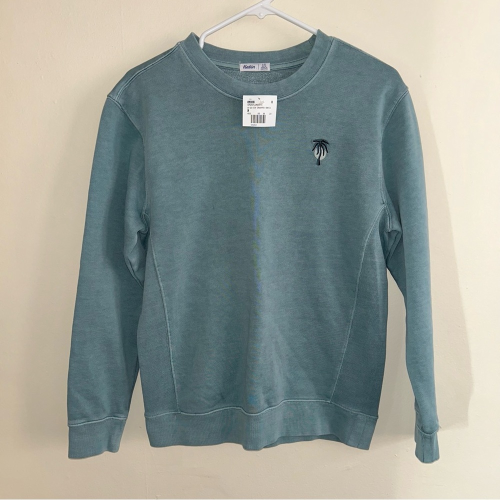 NWT Katin Embroidered Icon Crewneck Sweatshirt